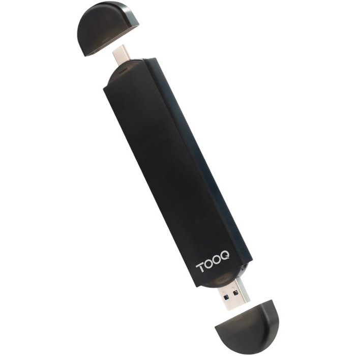 Tooq TQE-2240B Caja Externa para SSD M.2 NVMe/NGFF USB-C y USB-A